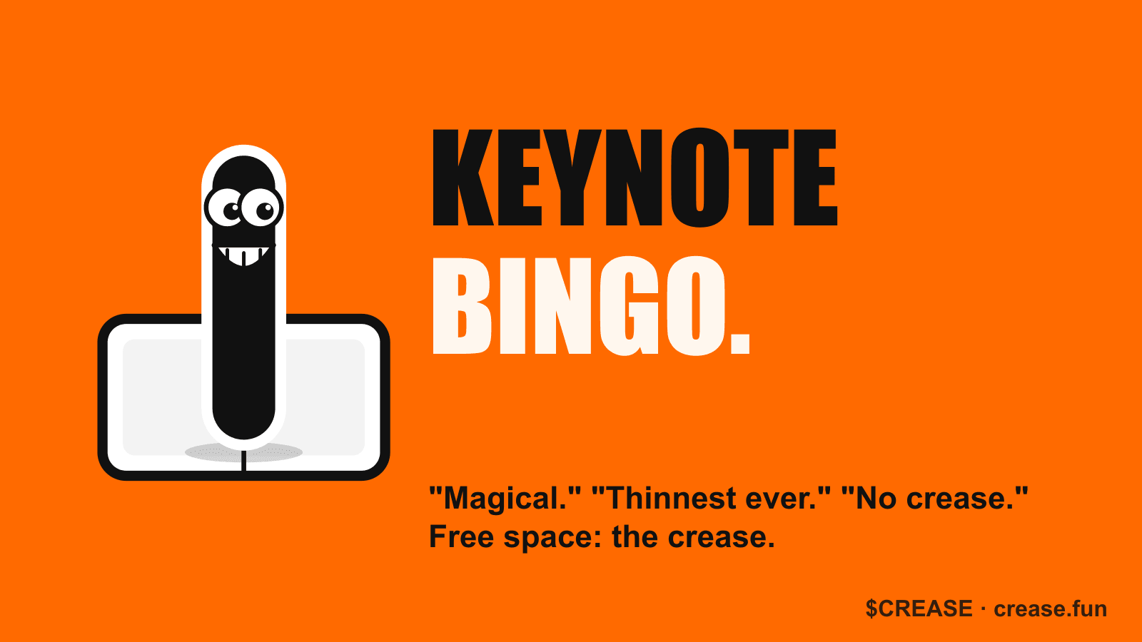 Keynote bingo.