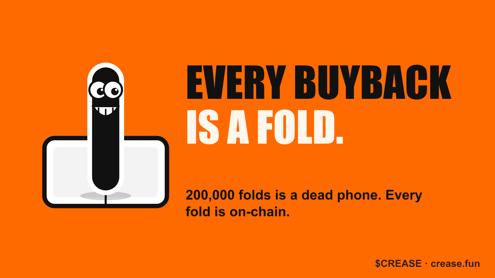 Every buyback is a fold.