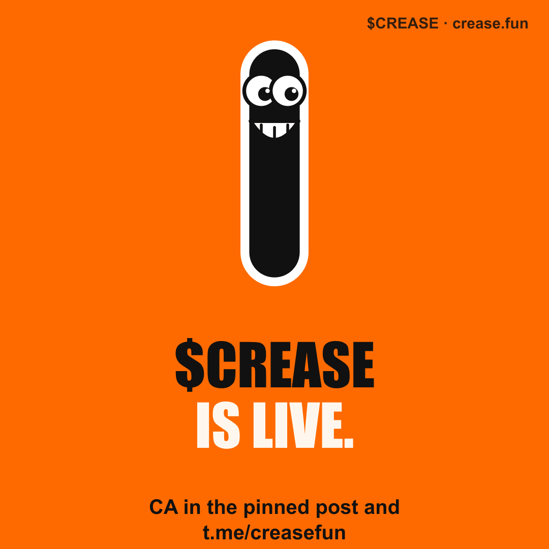 $CREASE is live.